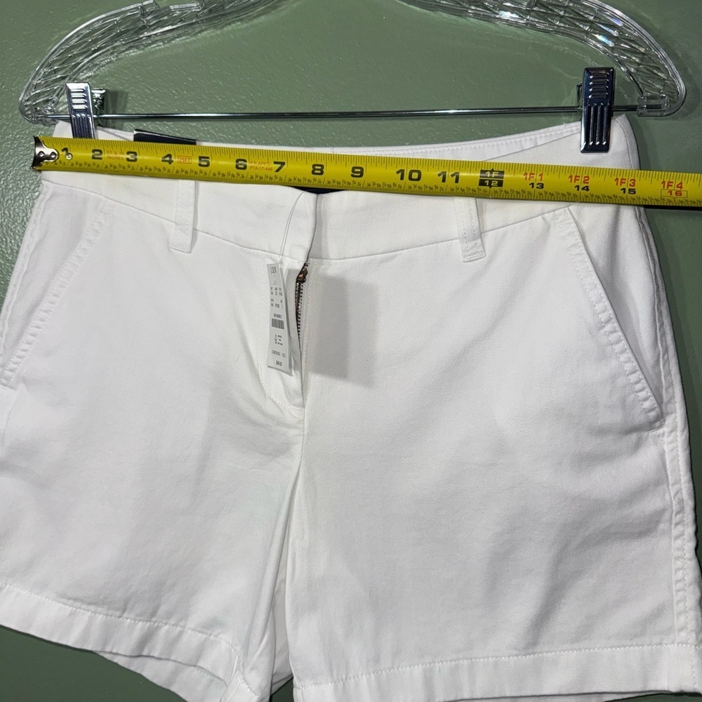 J. Crew Women's Classic White Bermudas - Picture 3 of 7